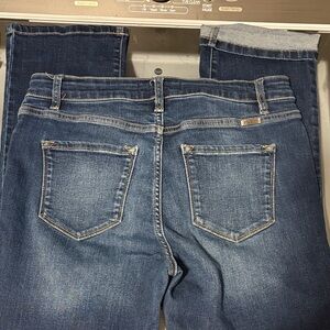 KanCan Dark Blue Straight Leg Ankle/Capris